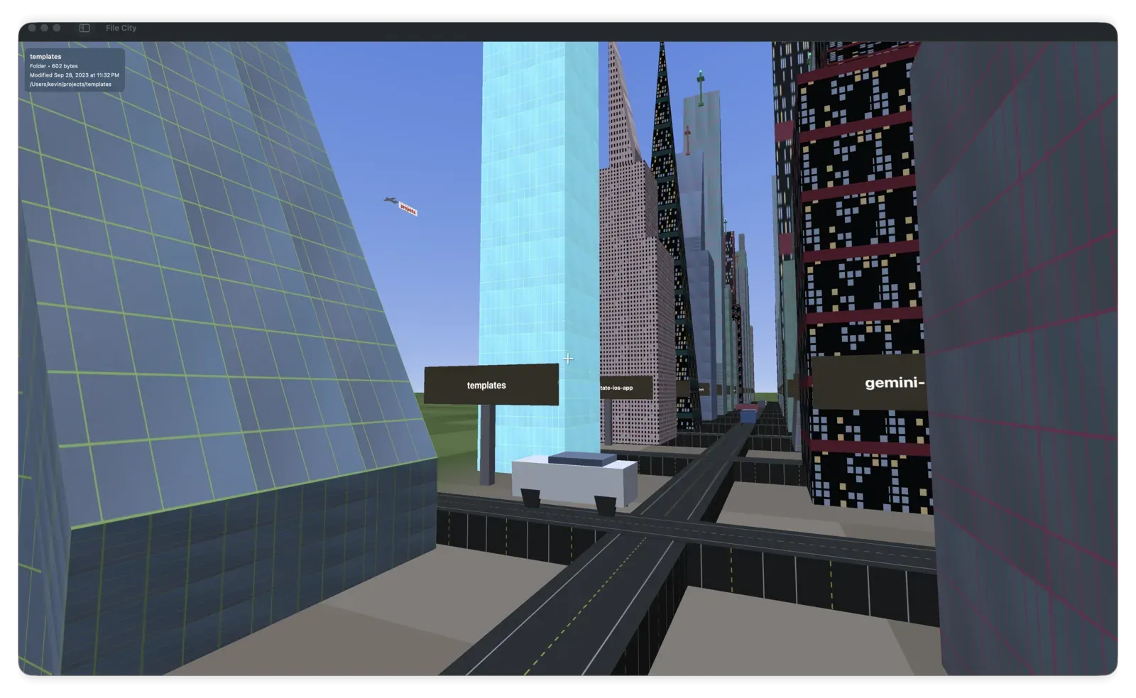 City with cars