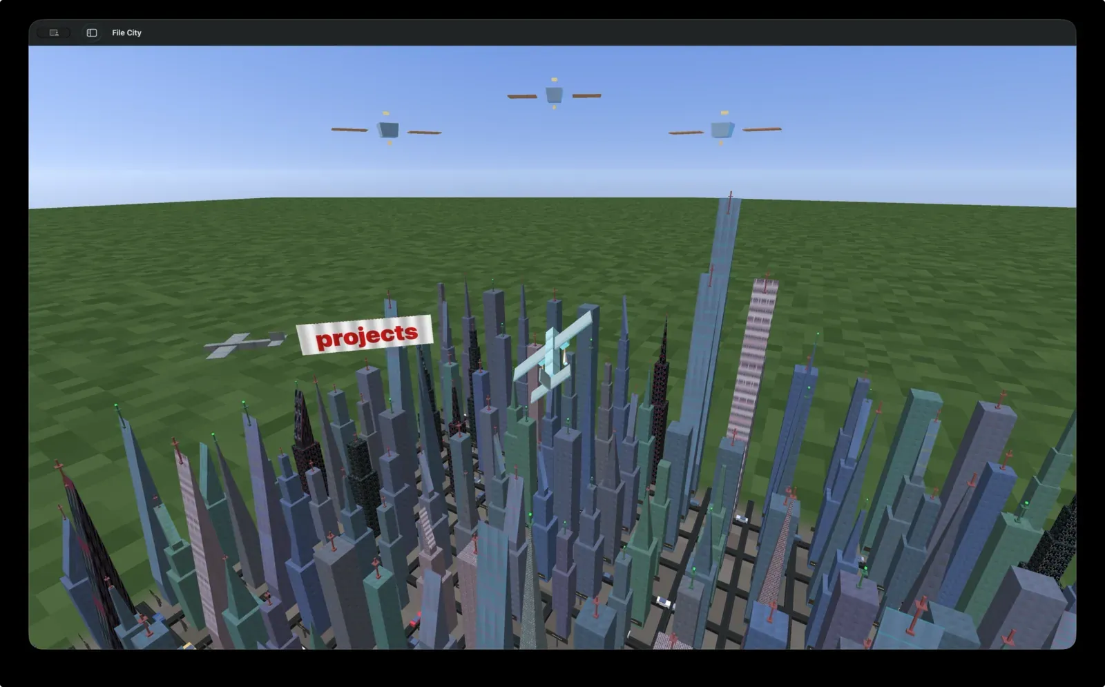 Piloting a plane