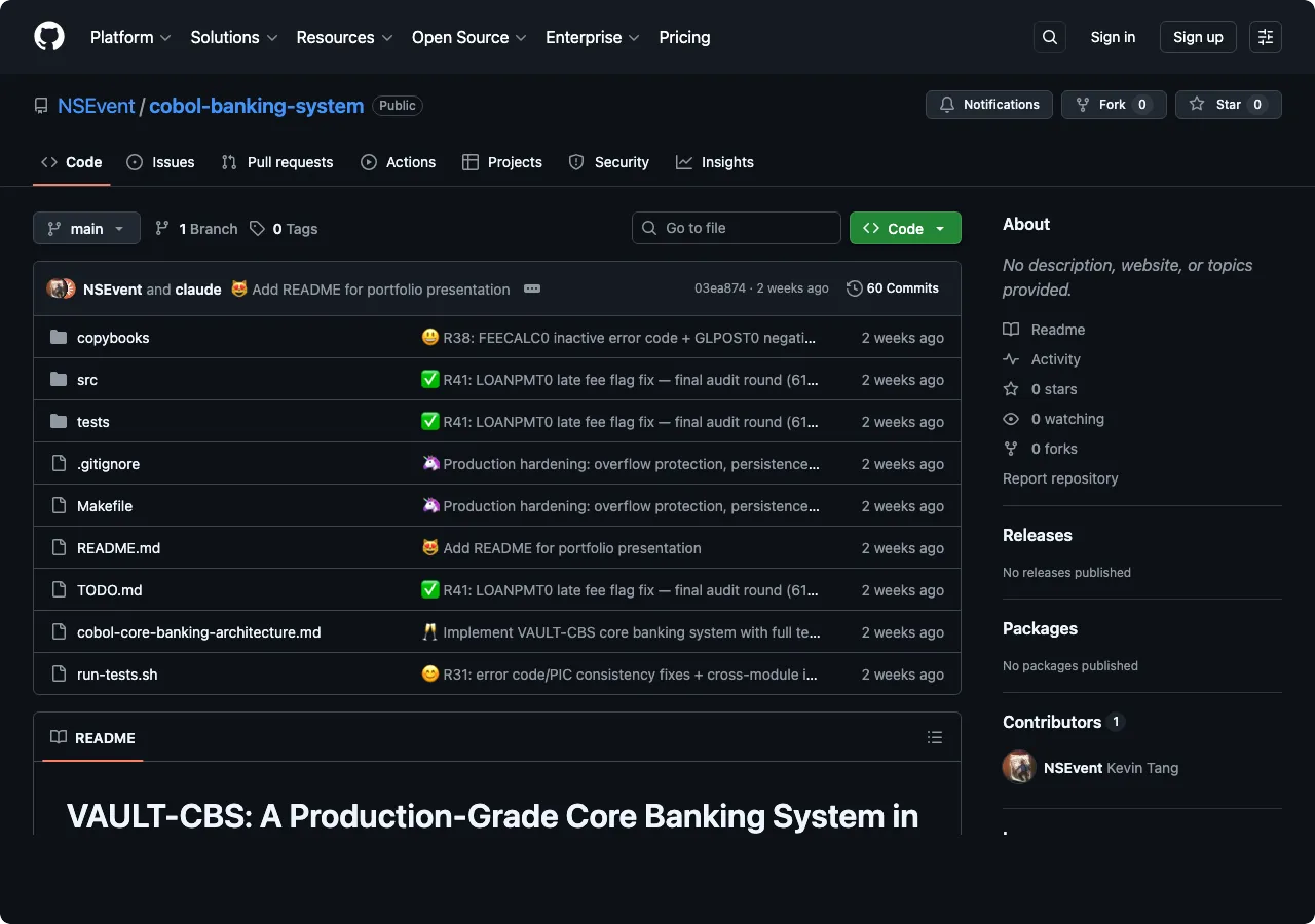 VAULT-CBS repository